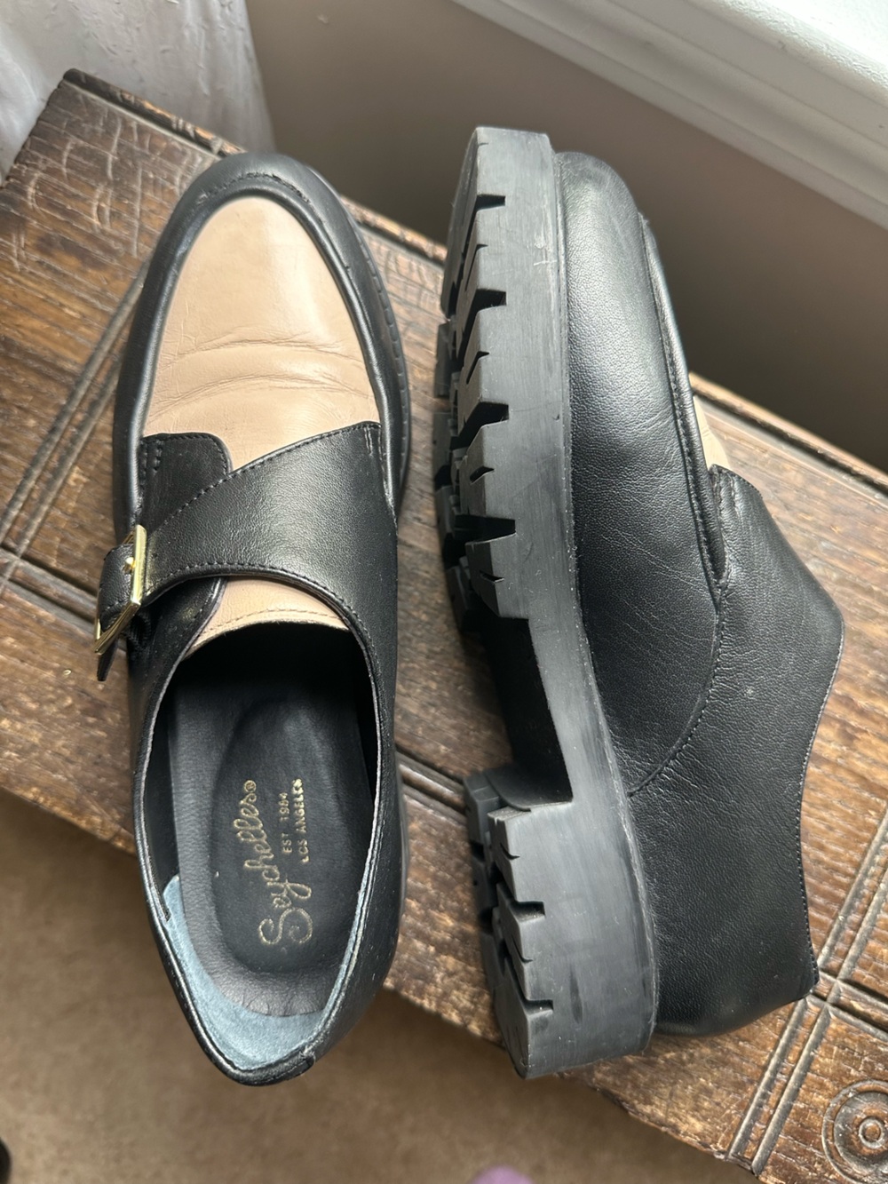 Seychelles Catch Me Lug Sole‎ Loafers